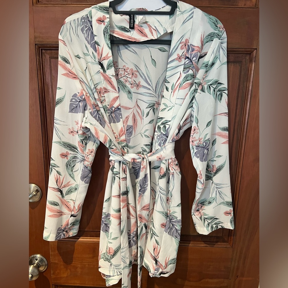 H&M Divided Large Tropical Cardigan